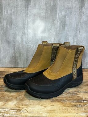 Women’s Lands’ End All Weather  Boots - Black & Tan
